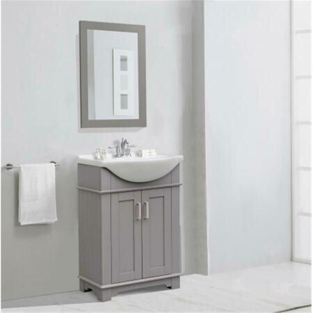 LEGION FURNITURE 24 In. - Gray Sink Vanity - No Faucet Included WLF6042-G